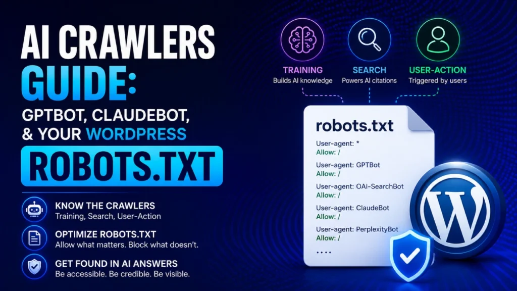 AI Crawlers Guide: GPTBot, ClaudeBot, and Your WordPress robots.txt
