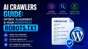 AI crawlers WordPress robots.txt